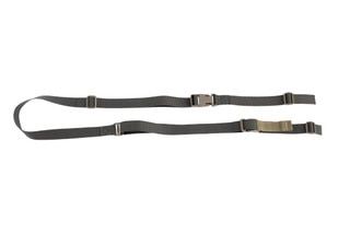 Forward Controls Design 2-point carbine sling. Ranger Green with tan tab.